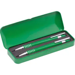 Sheridan Ball Pen and Pencil Set Green